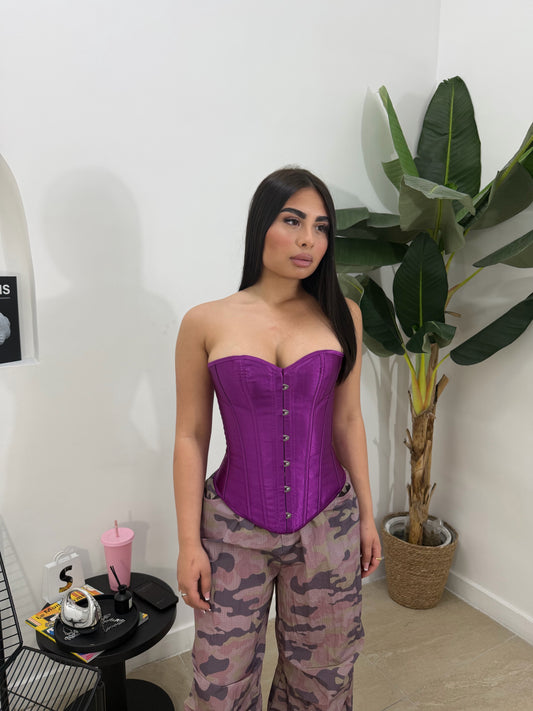 Corpetto Brigida magenta -6908