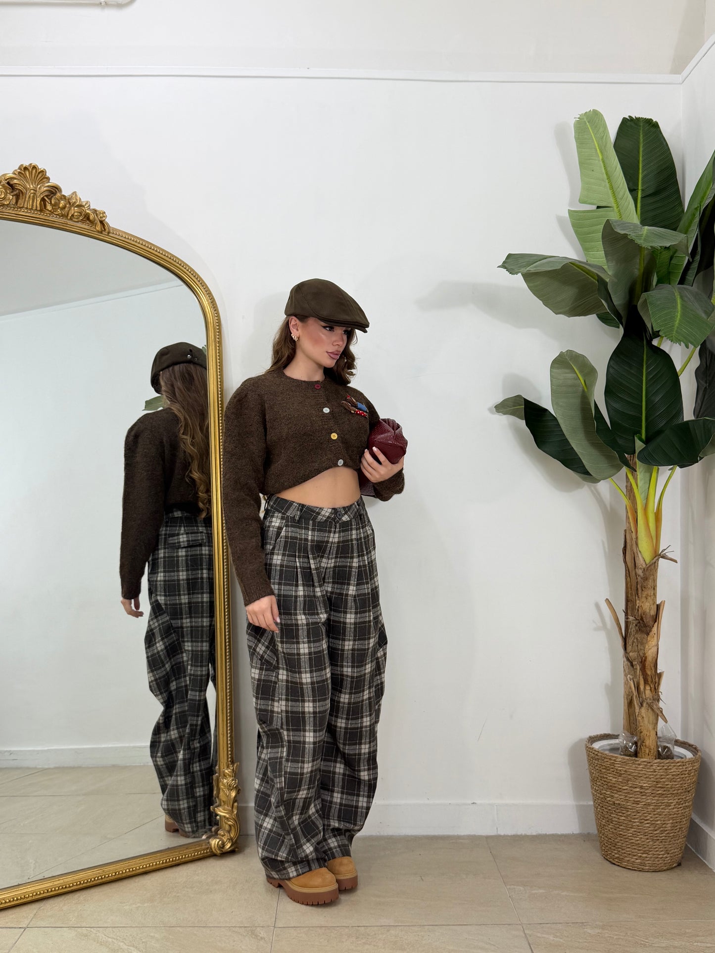 Pantalone quadroni ballon