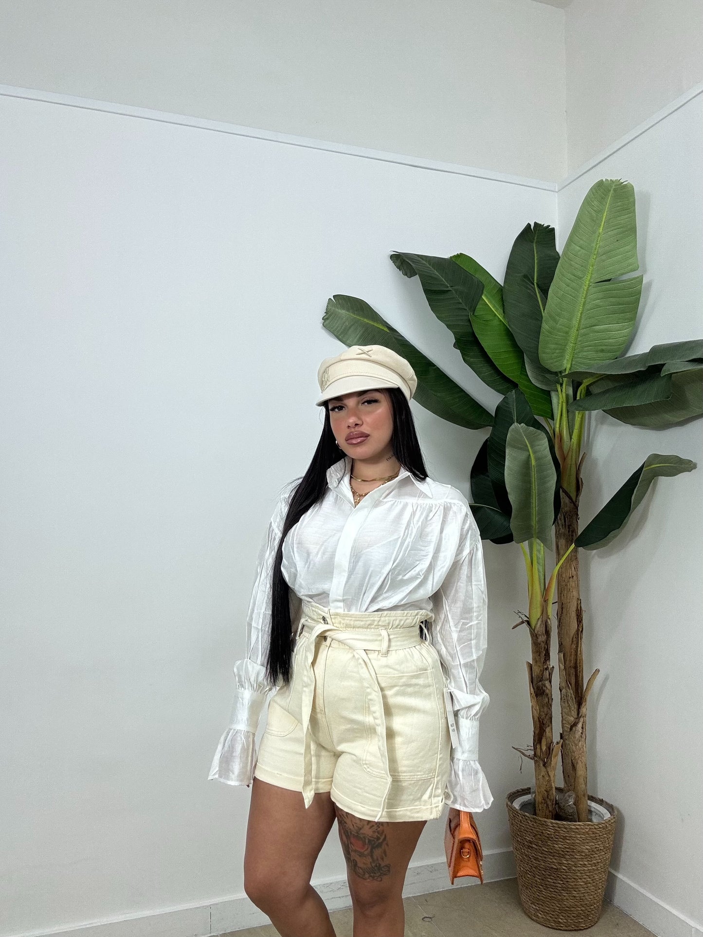 Shorts caramella beige