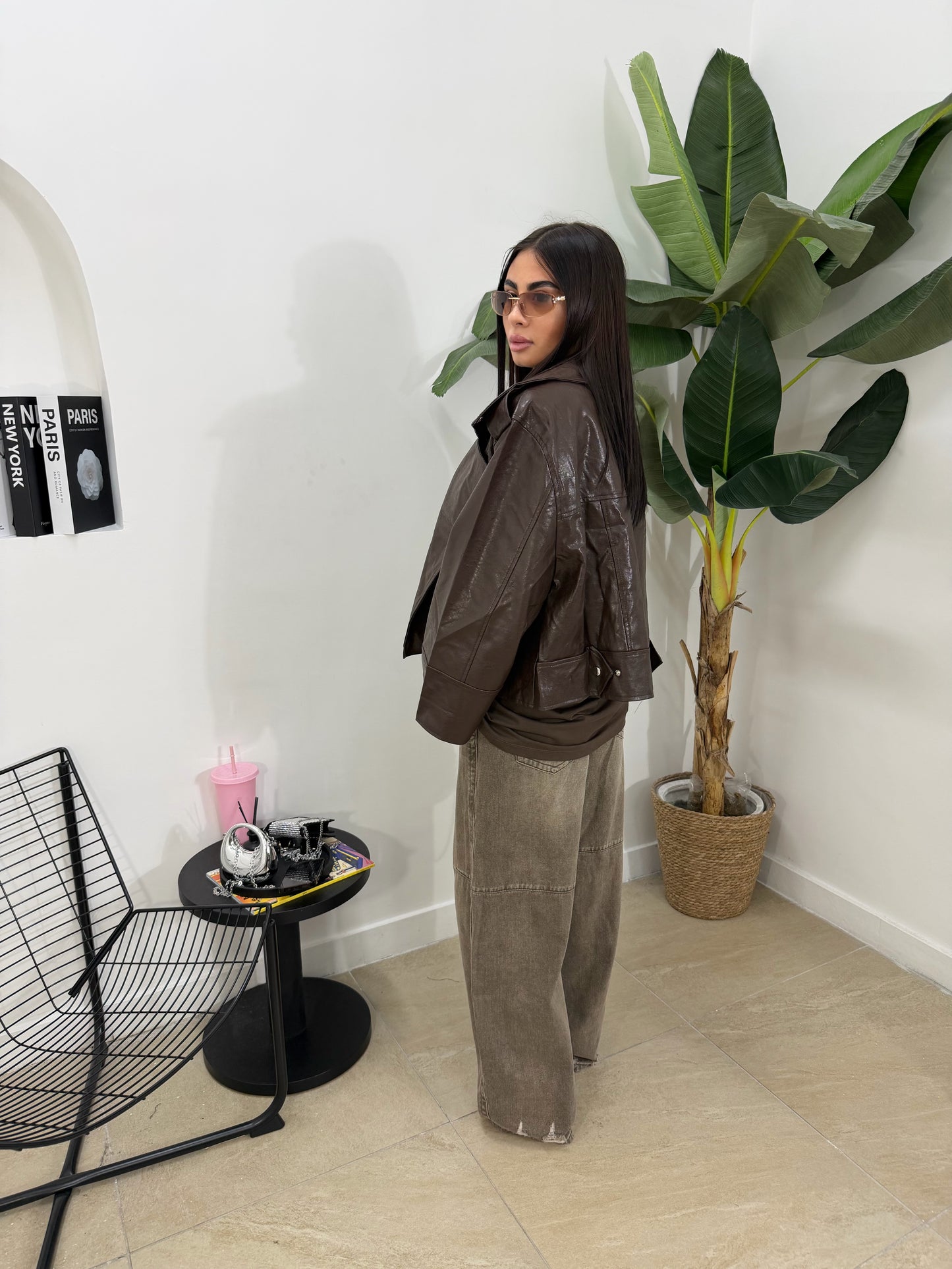 Jeans ballon brown -727