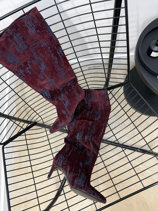 Stivale bicolor BORDEOUX