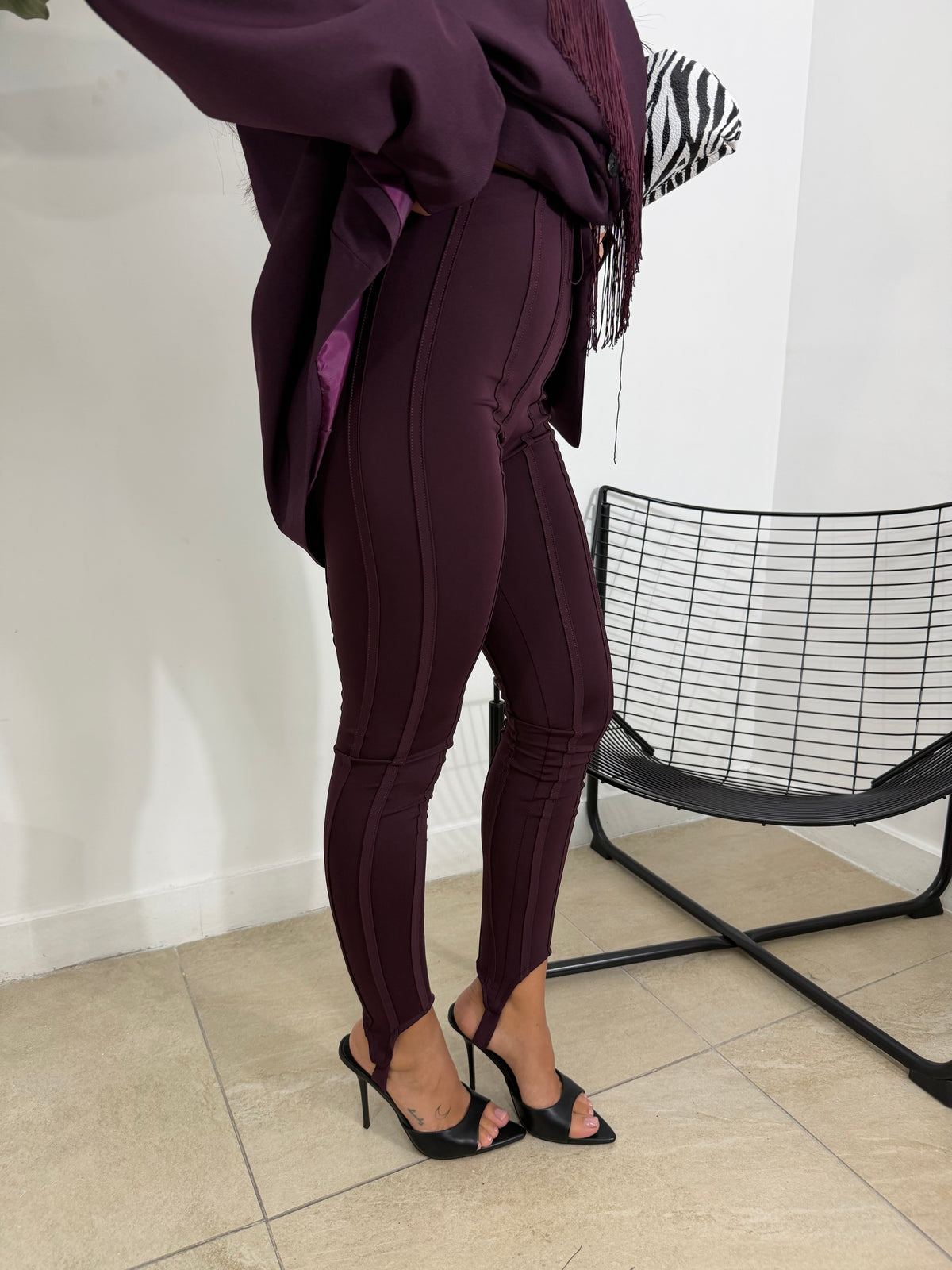 Leggings linees vinaccio - 13660