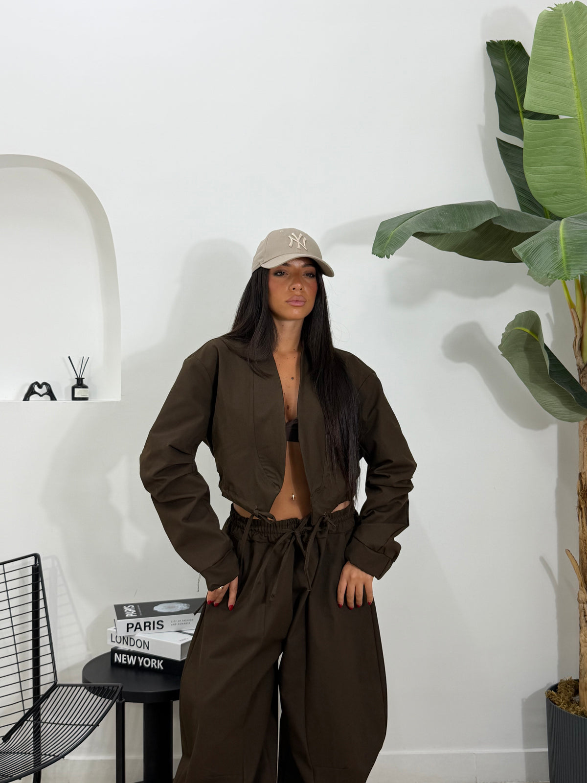 Giacca carlita marrone - 67019
