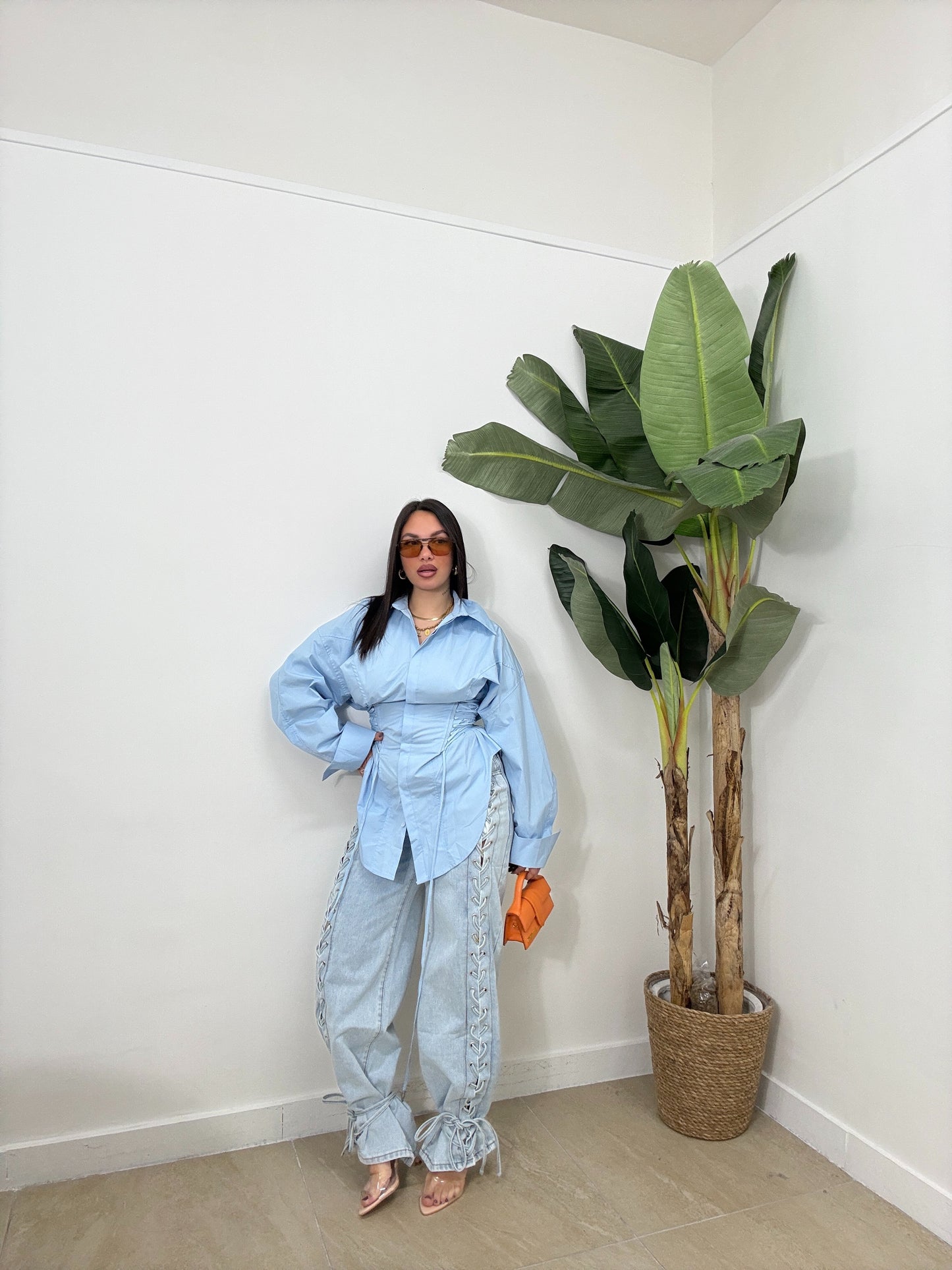 Jeans intreccio chiaro 7673