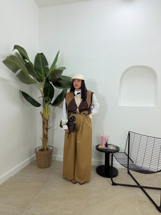 Pantalone Corinne senape