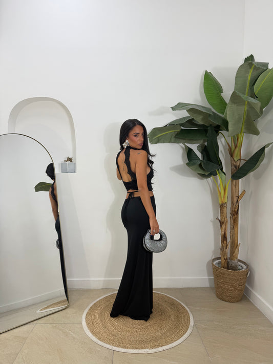 Coordinato Penelope nero -12990