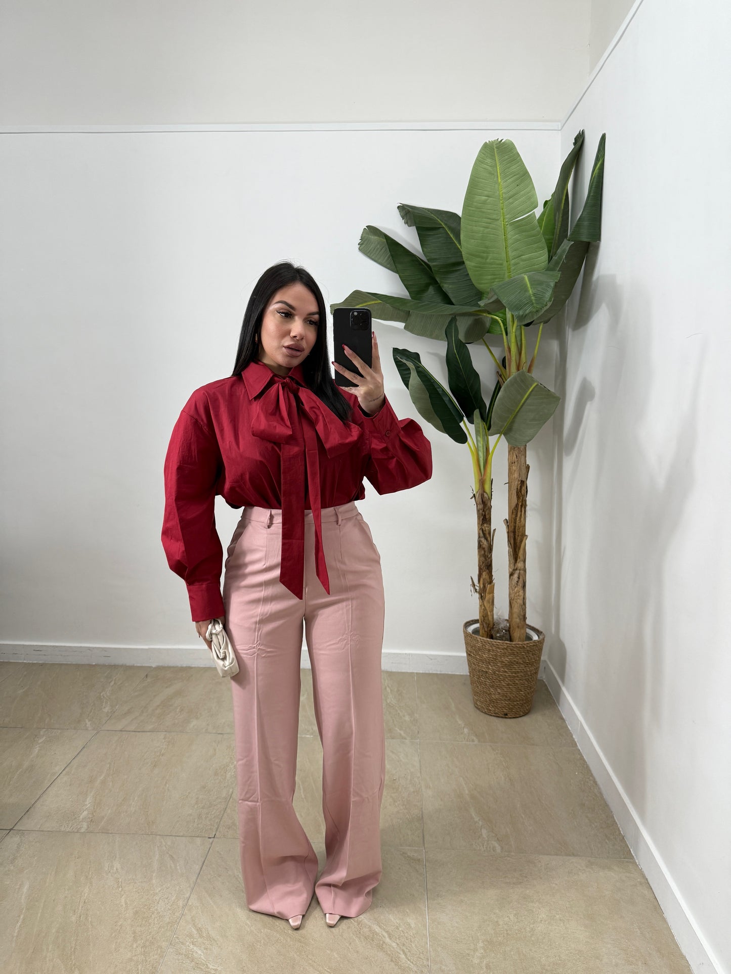Pantalone Alessia rosa