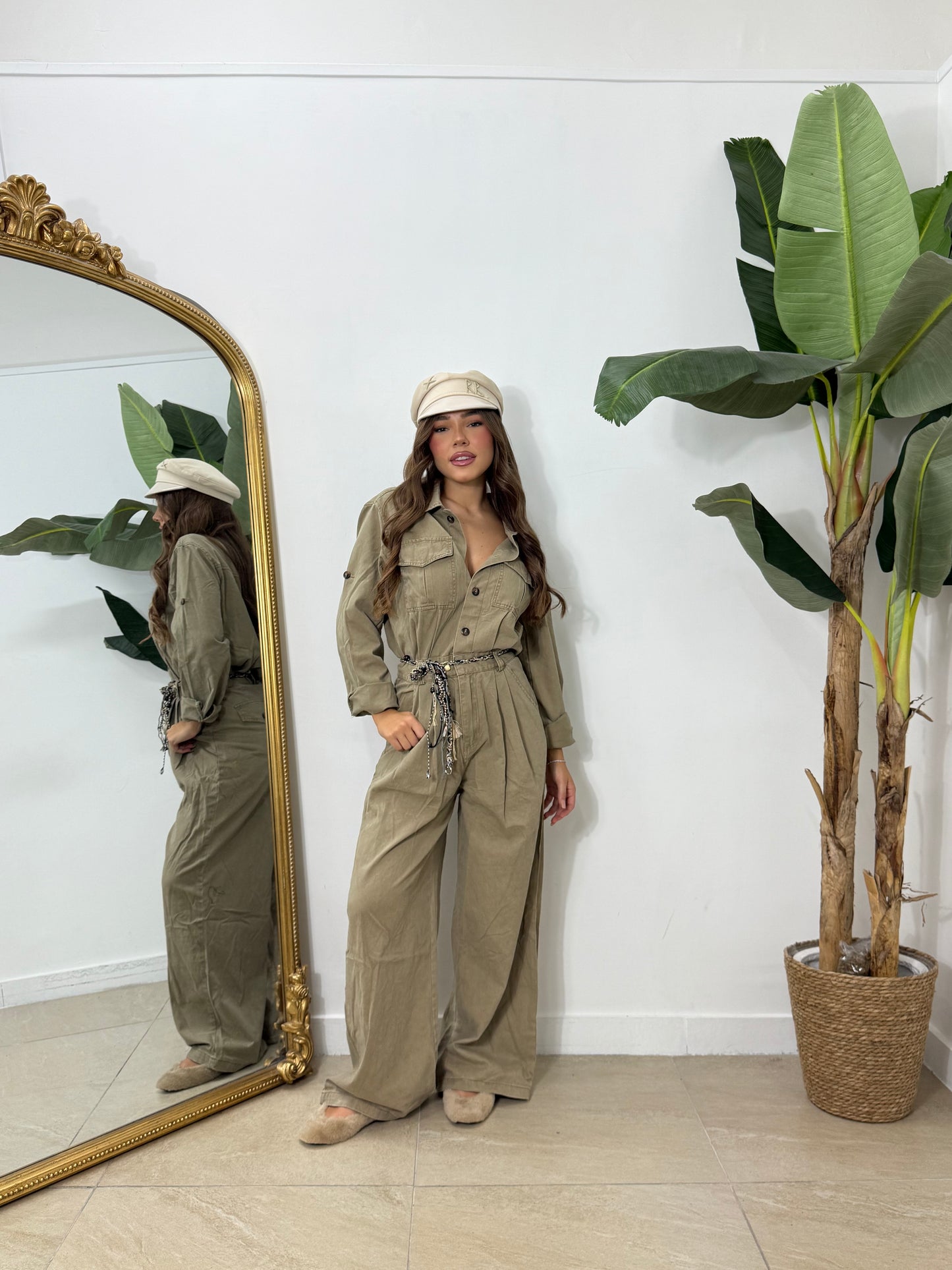 Jumpsuit Safari beige -1988