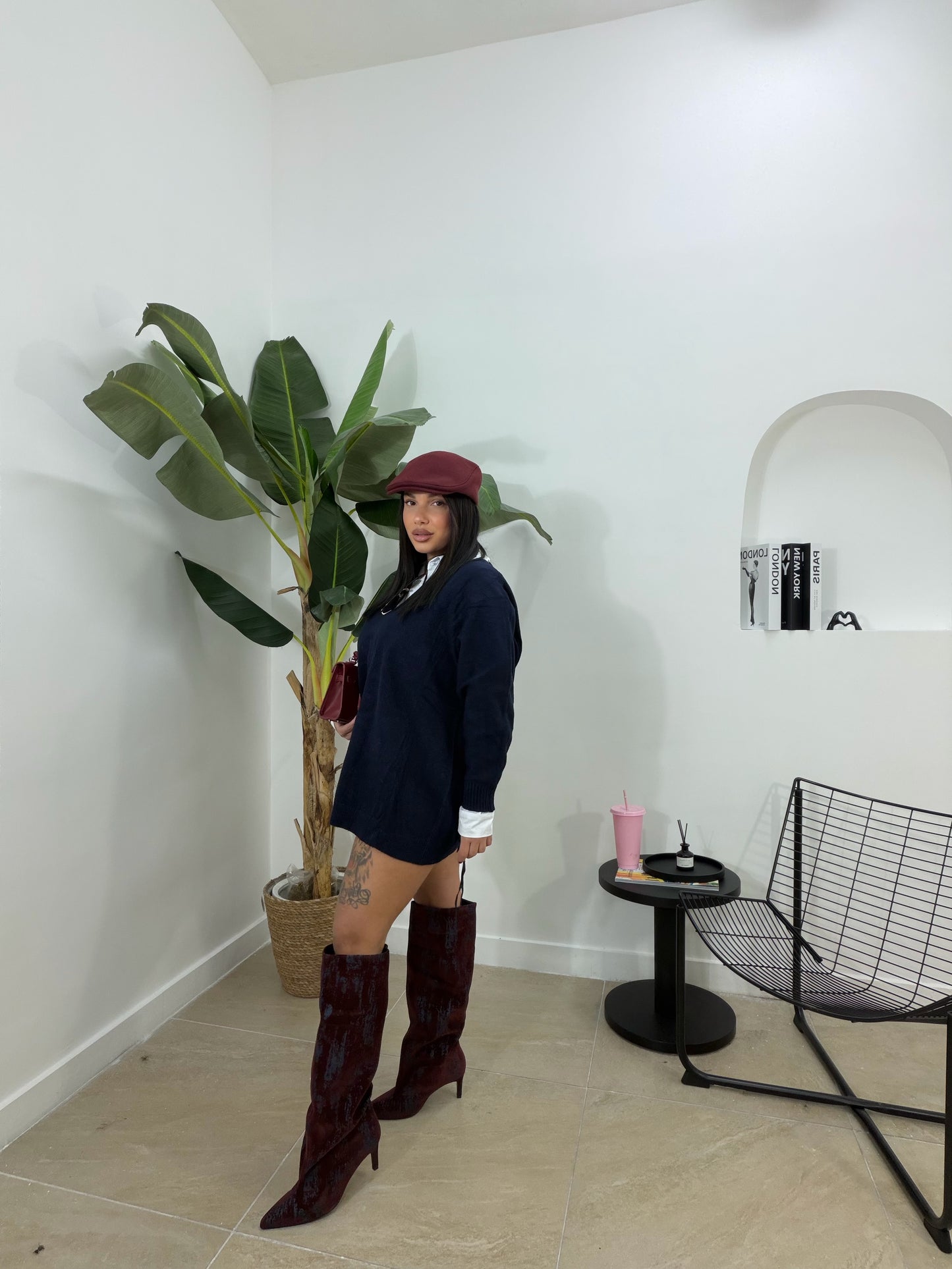 Stivale bicolor BORDEOUX