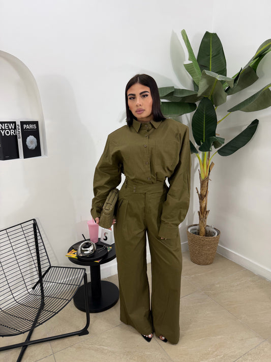 Coordinato Flavia verde -52724