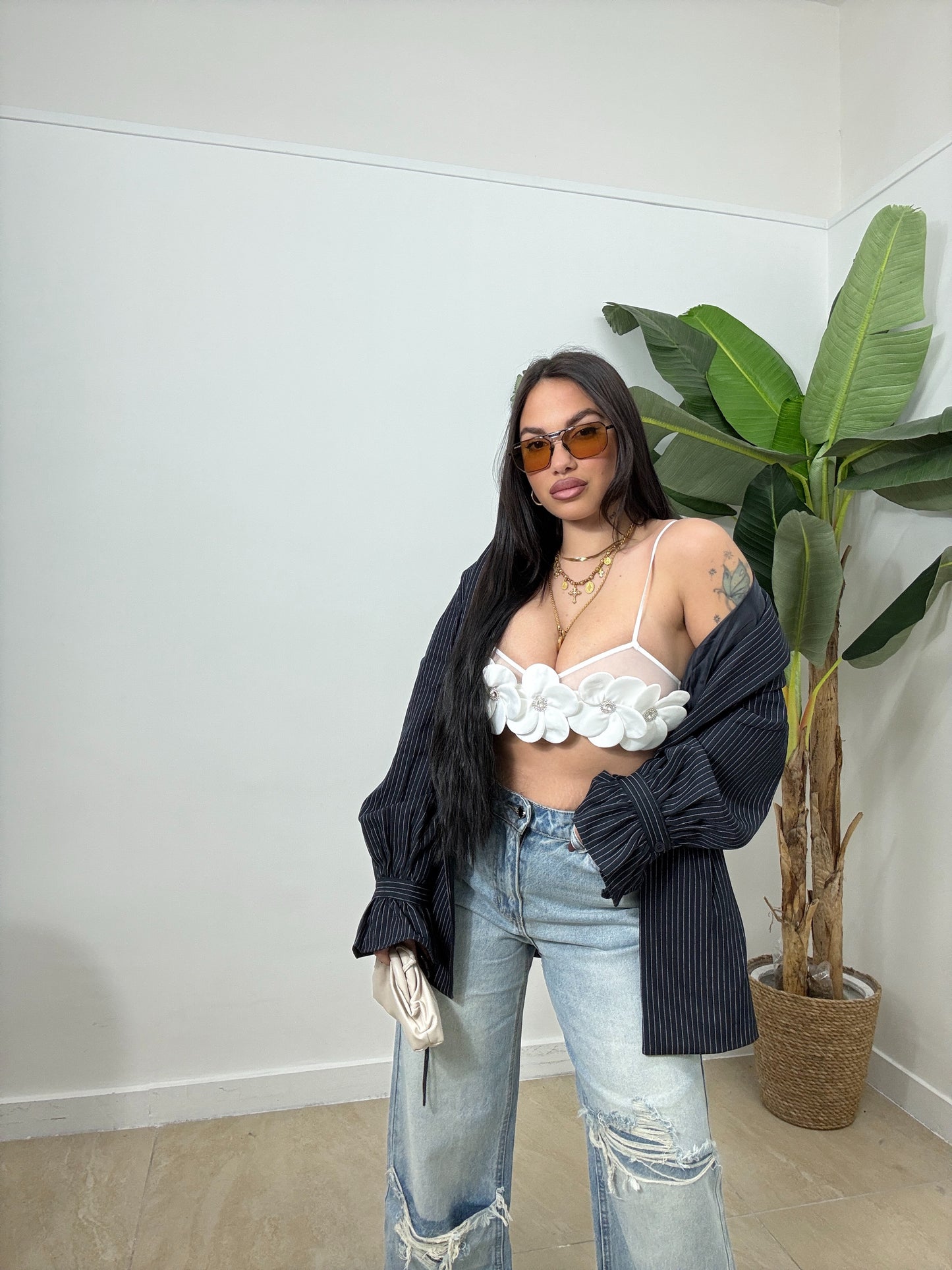 Bralette flower