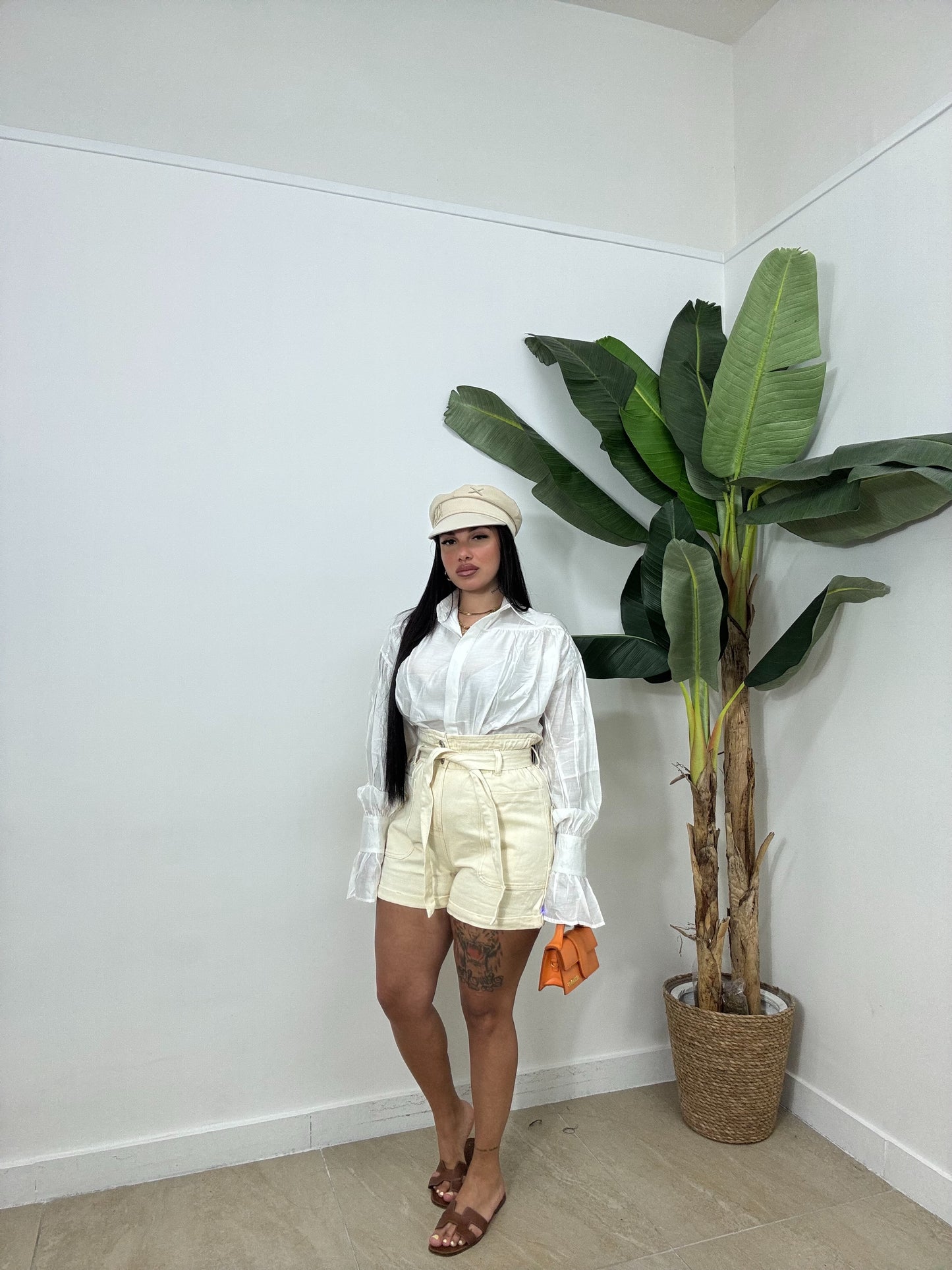 Shorts caramella beige