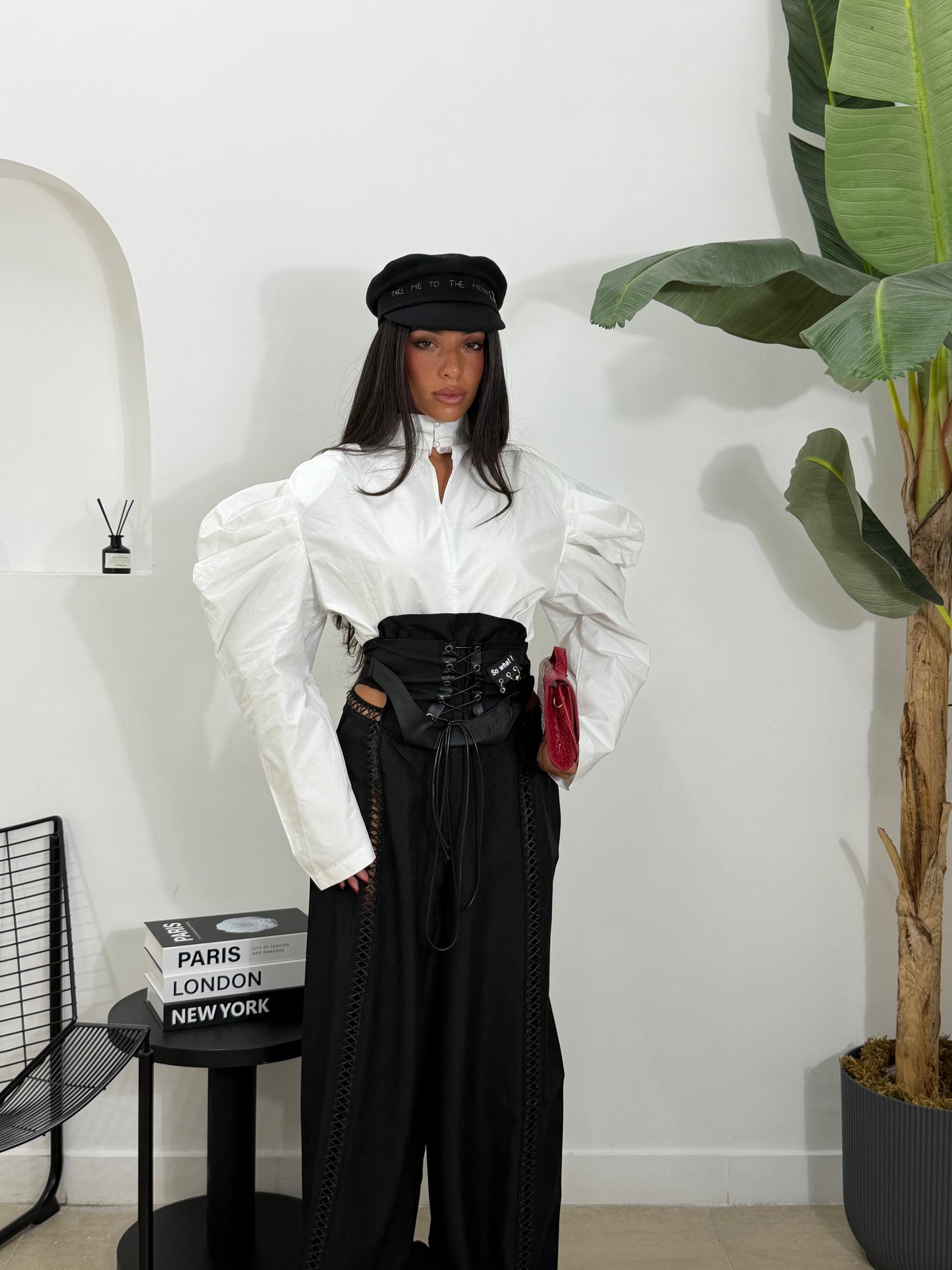 Pantalone whats nero -56285