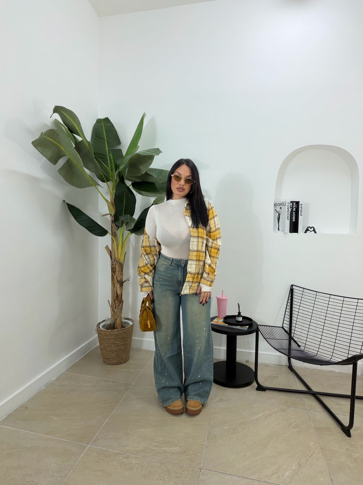 Jeans pittura sabbiato -32051