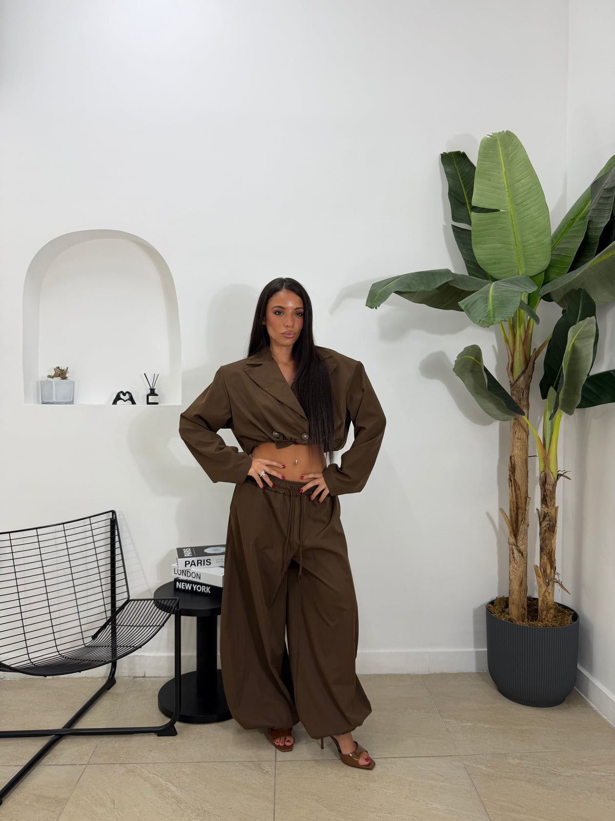 Coordinato aladin marrone -7182