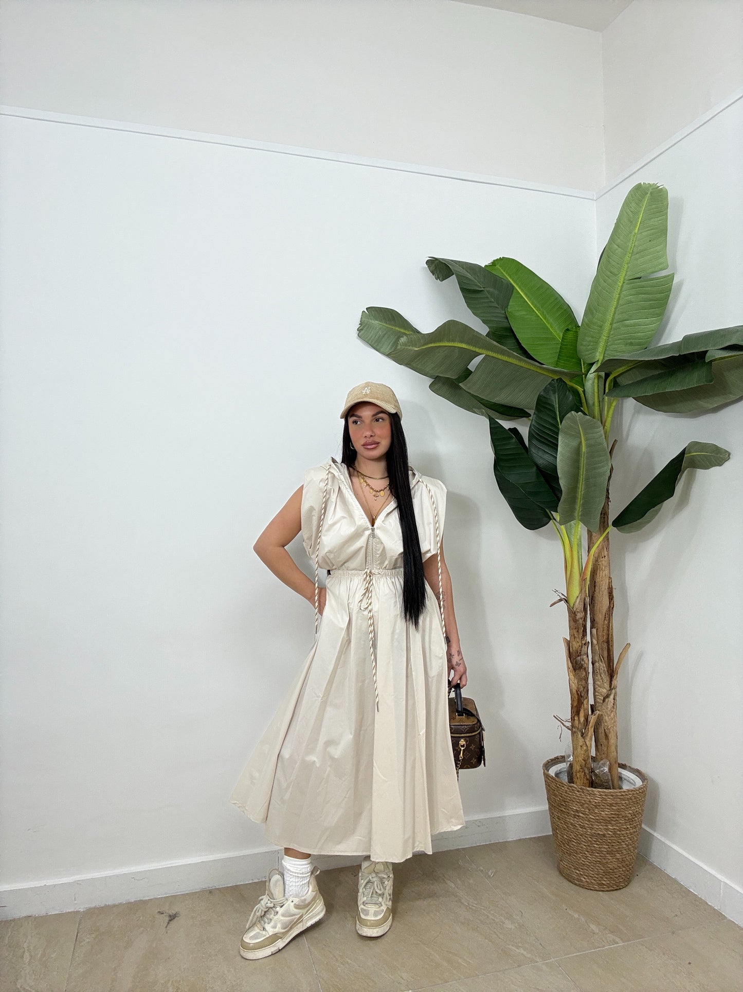 Coordinato sporting panna
