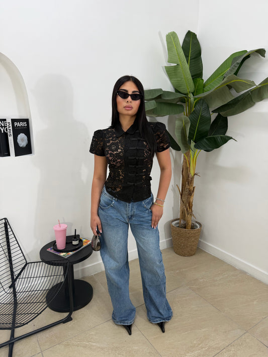 Jeans borchie -3660