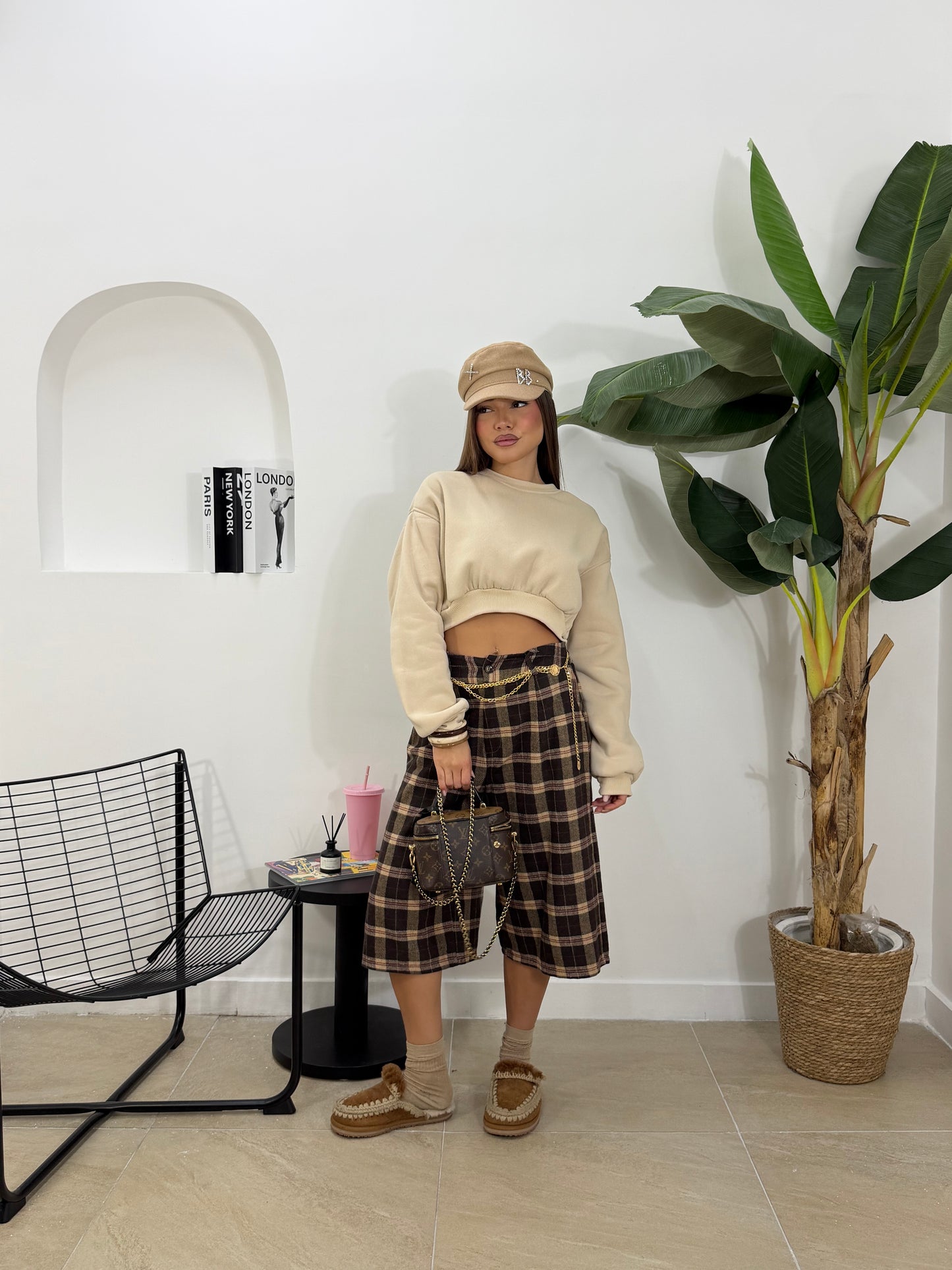 Bermuda tartan marrone