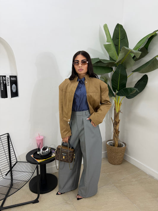 Pantalone Office grigio -50266