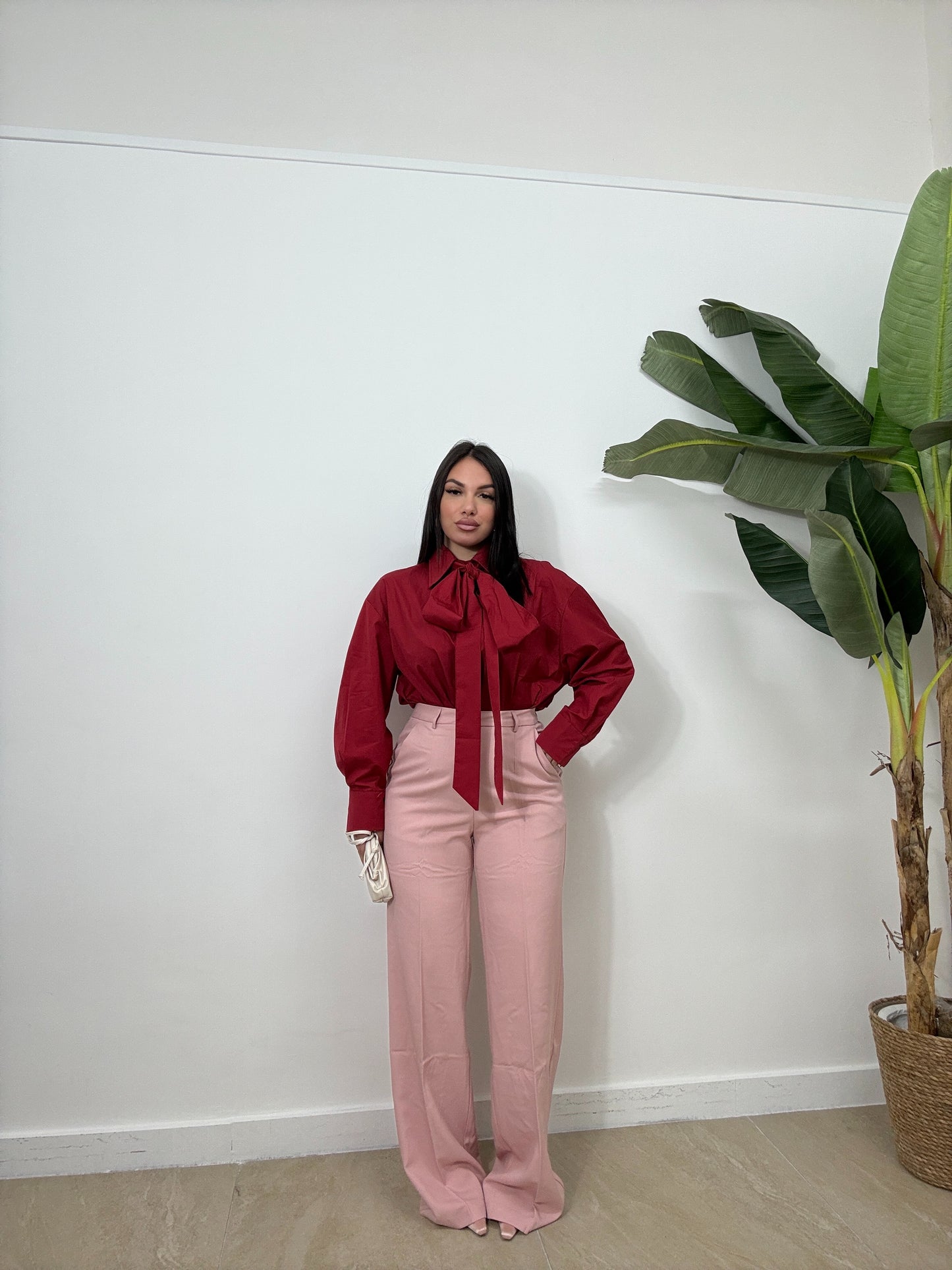 Pantalone Alessia rosa