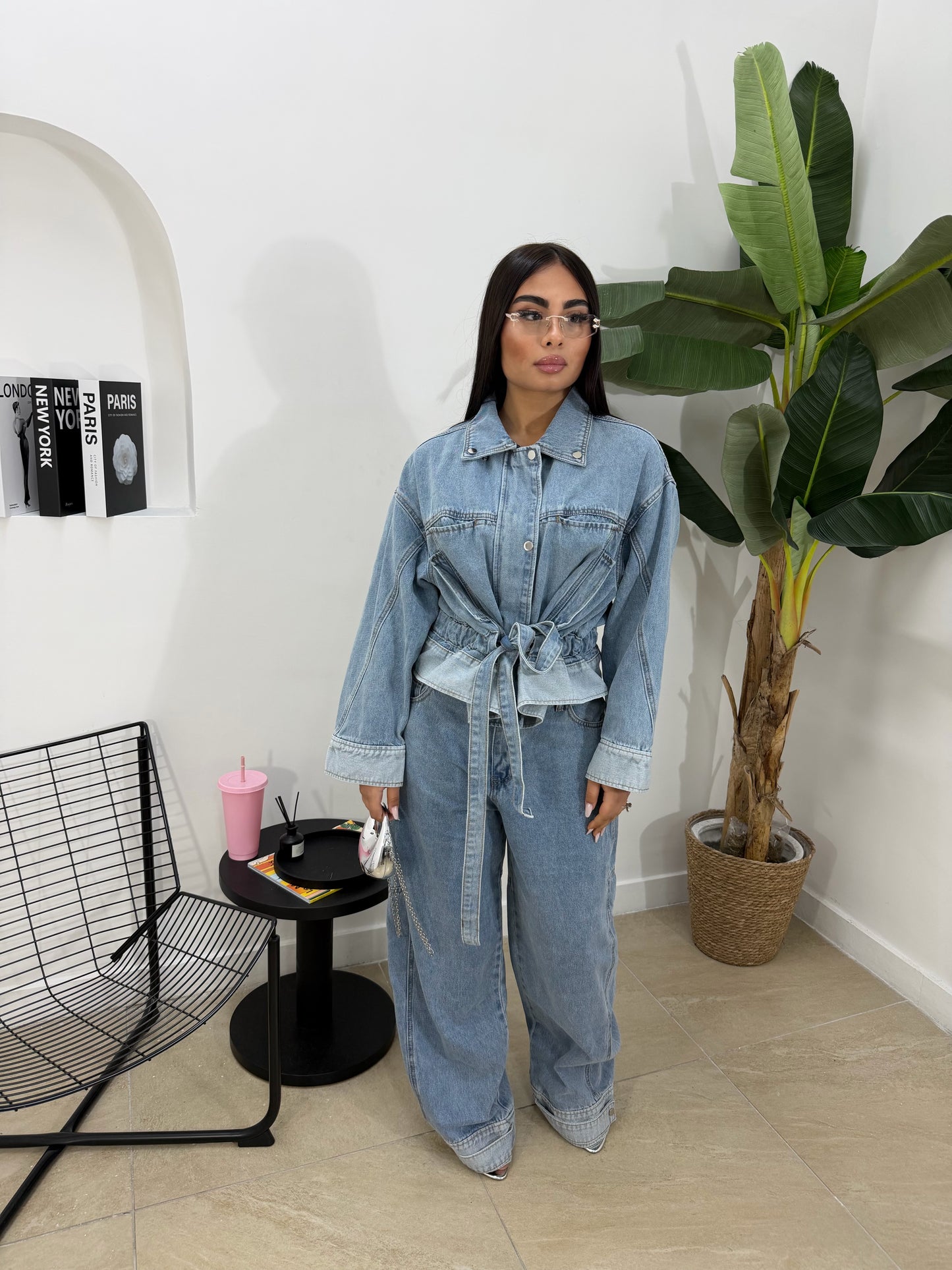 Coordinato denim kiraz blu denim -11588