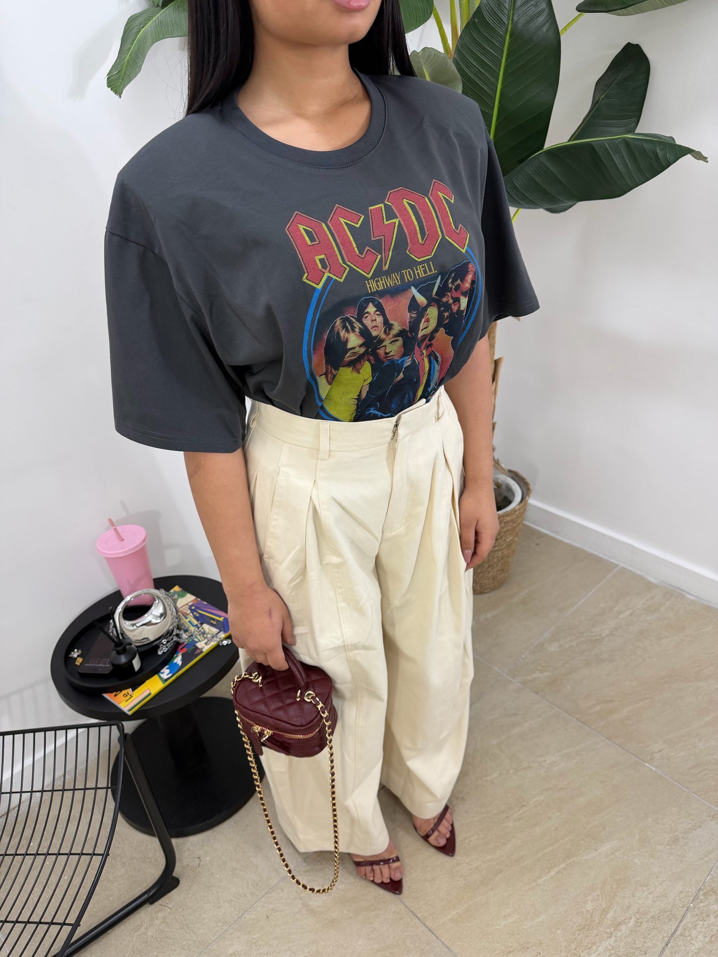 Ballon denim crema -12688