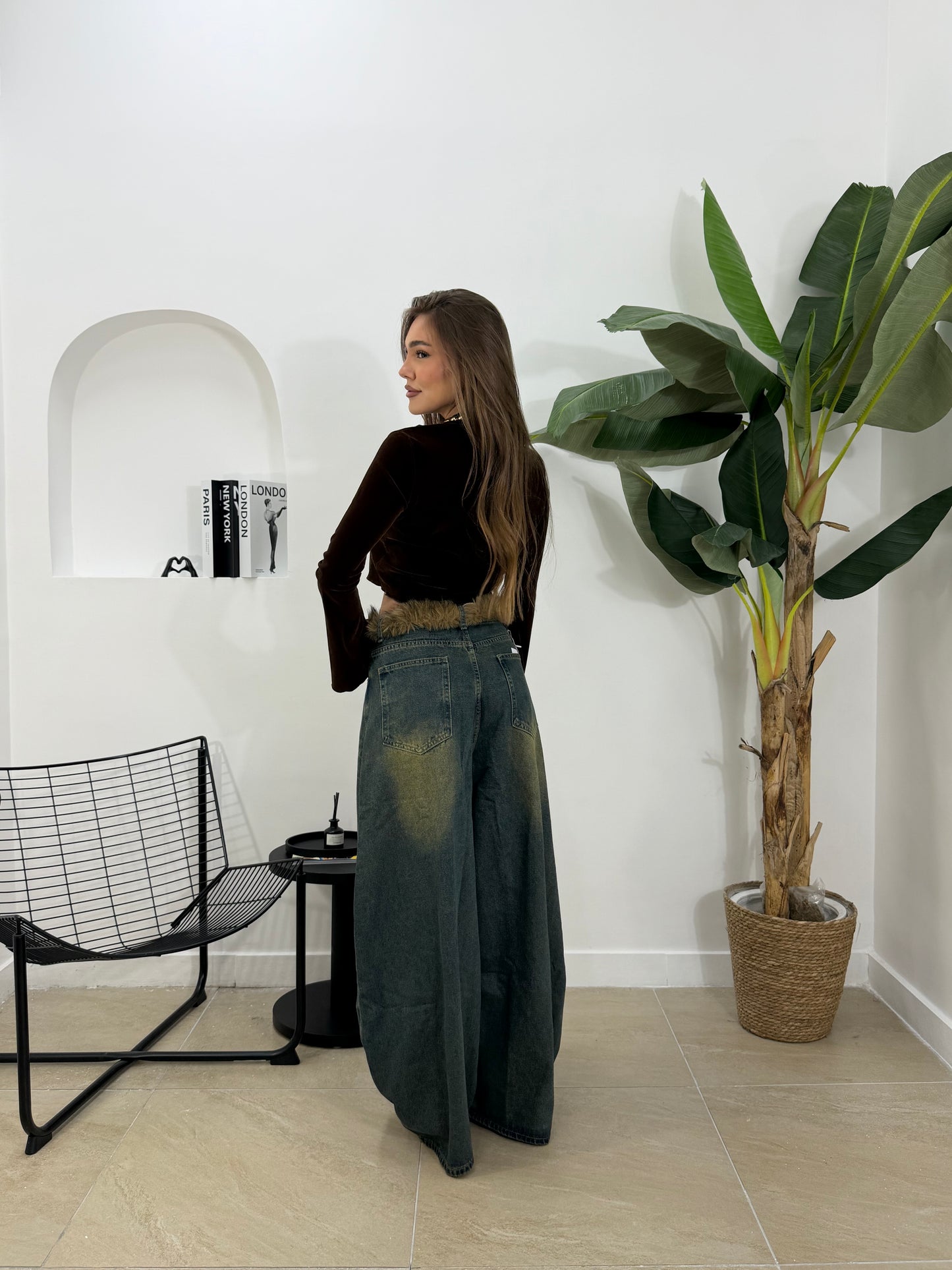 Jeans peluche -97116