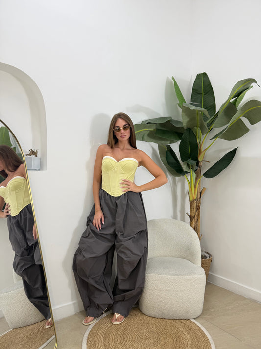 Parachute drappeggio grigio -11685