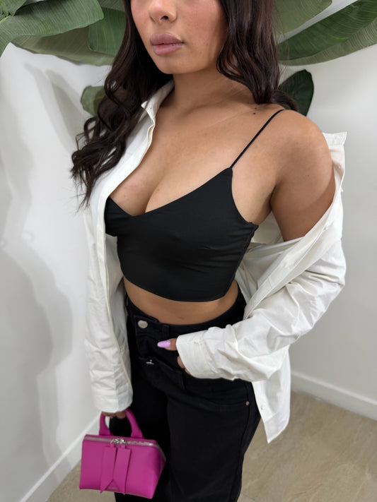 Top licra nero -23538