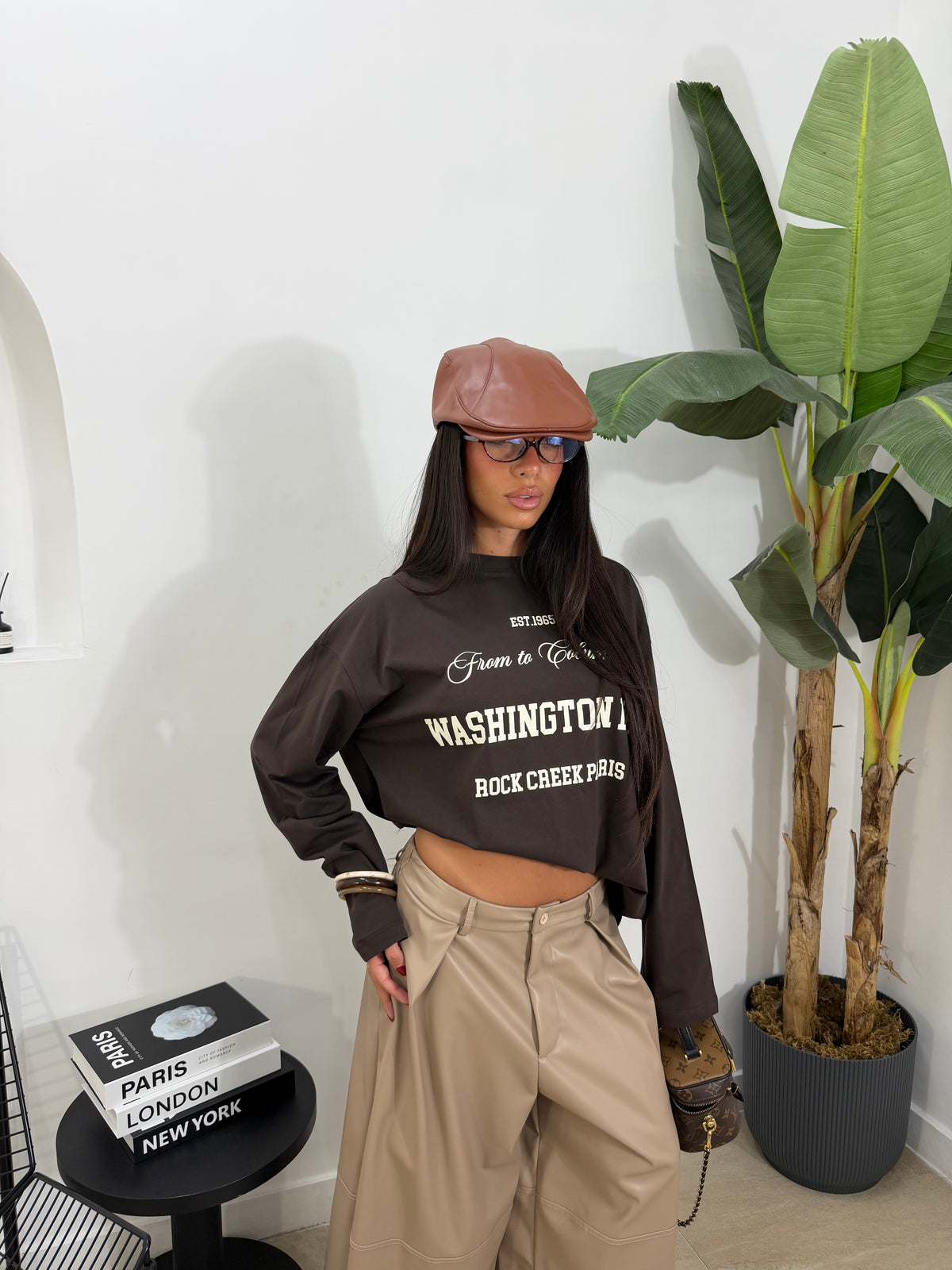 Maglia Washington marrone