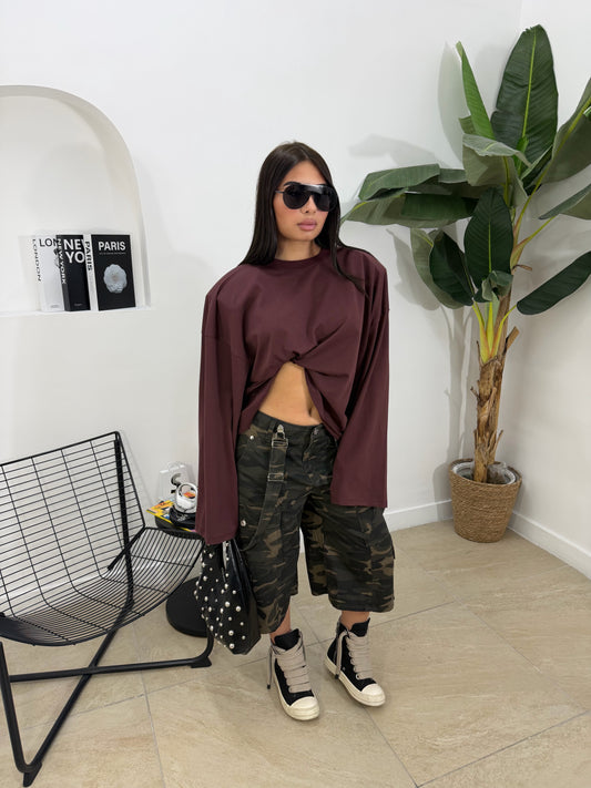 Bermuda salopette camouflage -22332