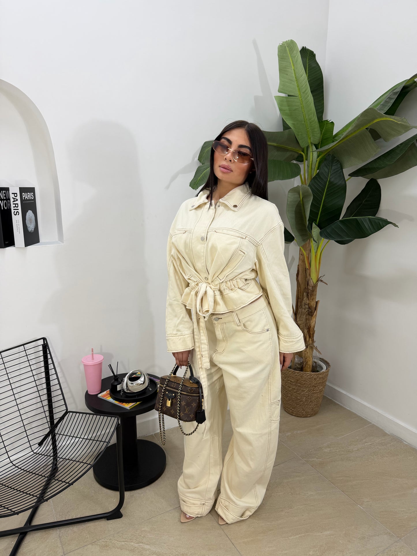 Coordinato denim kiraz panna -11588