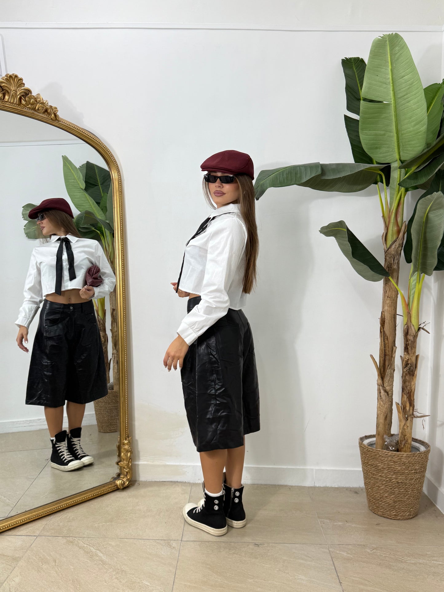 Bermuda in pelle 19282