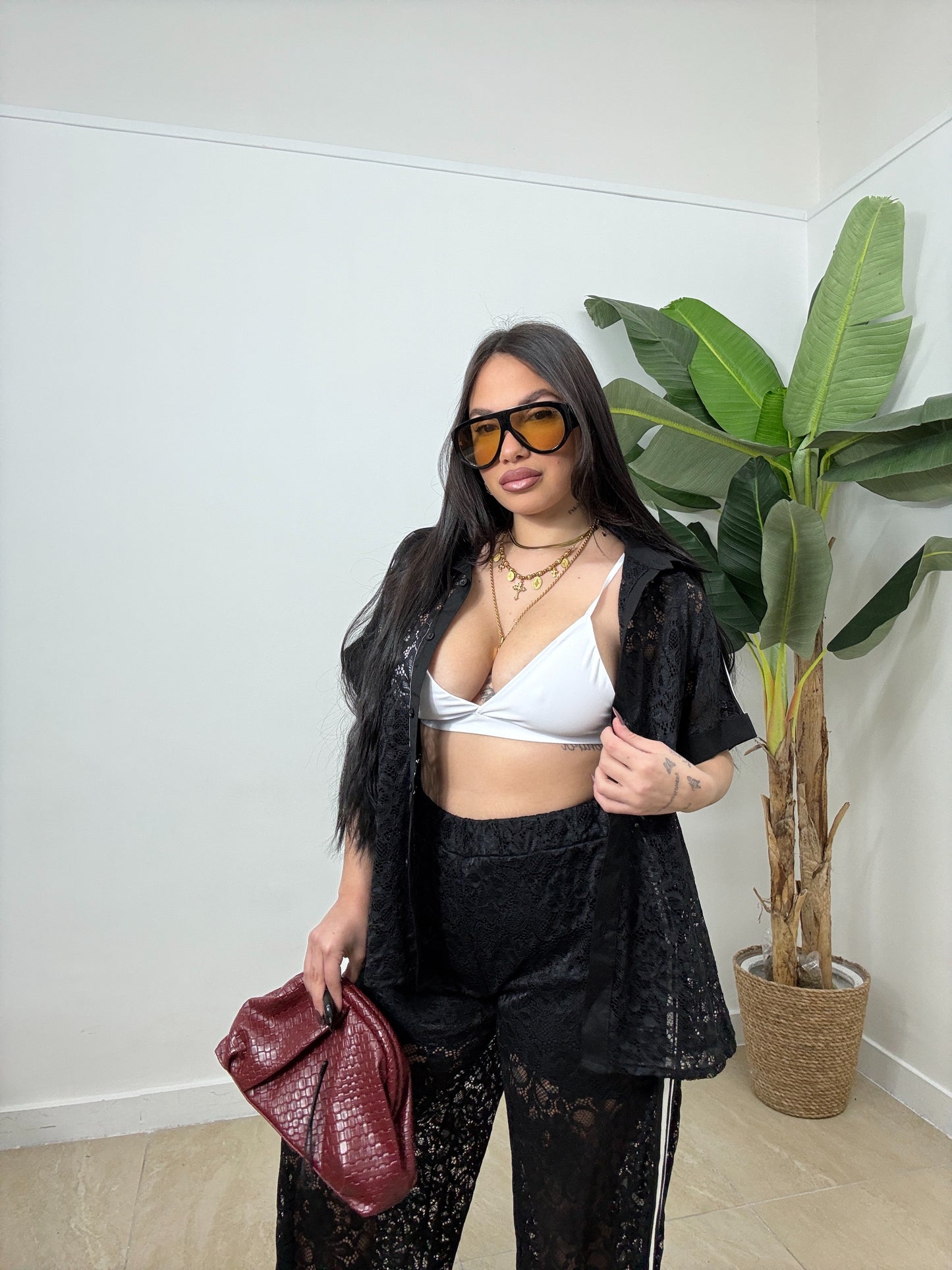 Bralette triangolo bianca