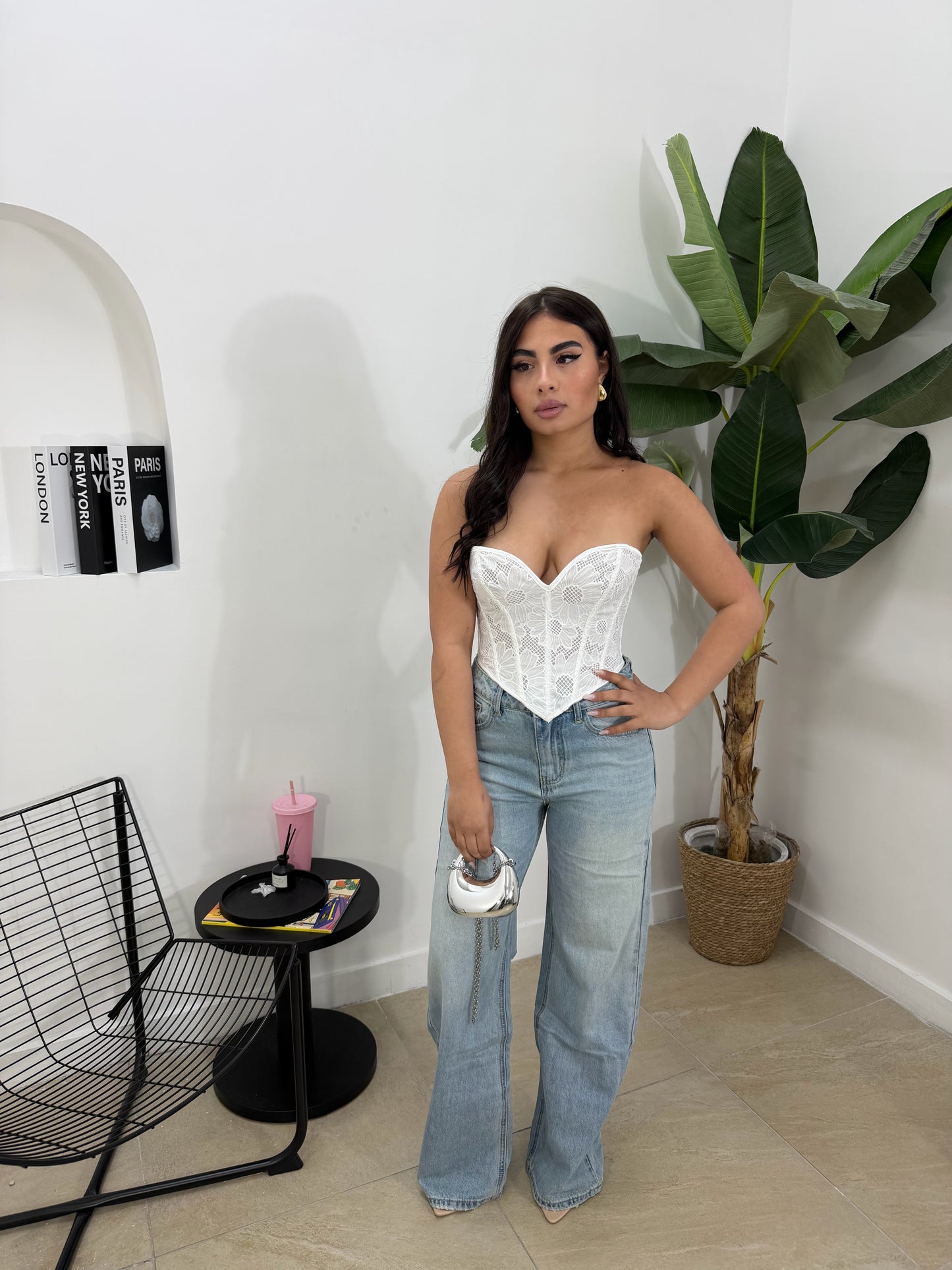 Jeans rotture chiaro -079