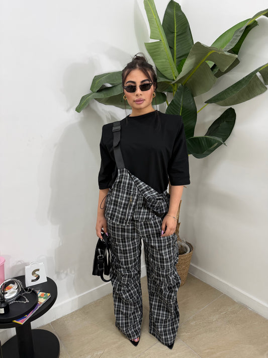 Salopette tecno quadroni -3650