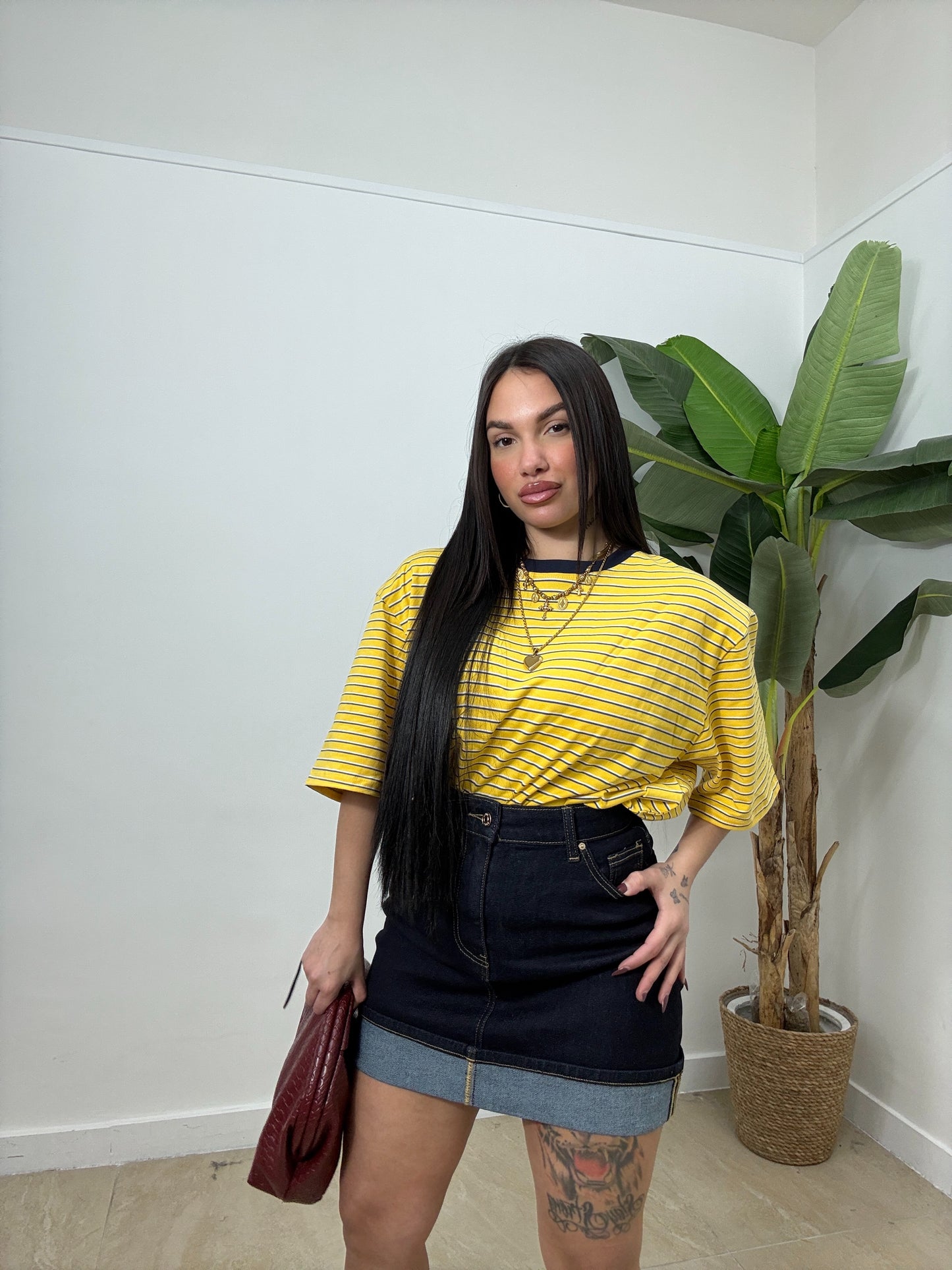 Shirt righino gialla
