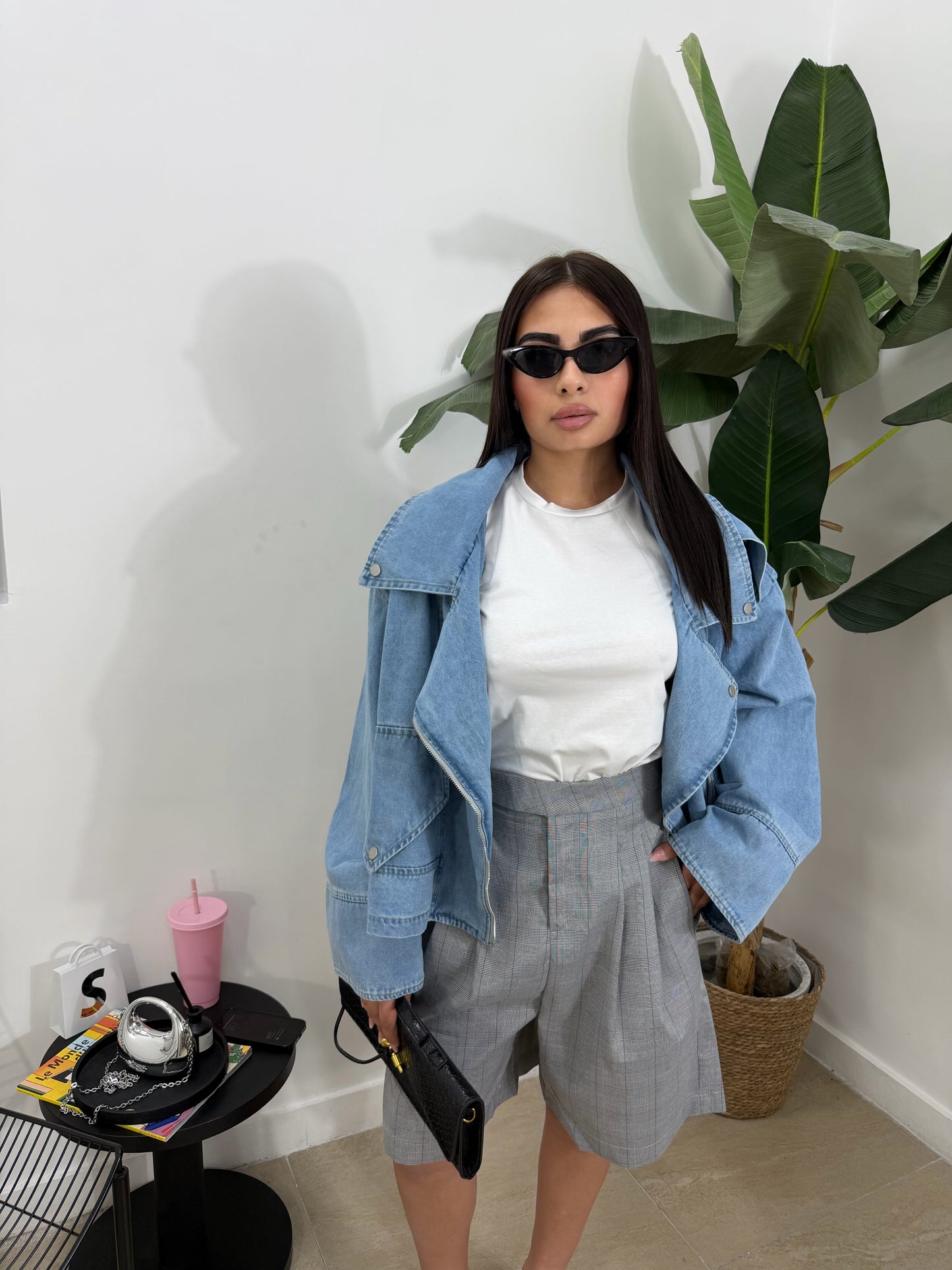 Bermuda quadri Grey -15105