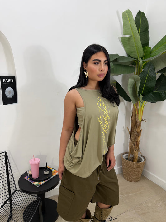Canotta amy verde -54102