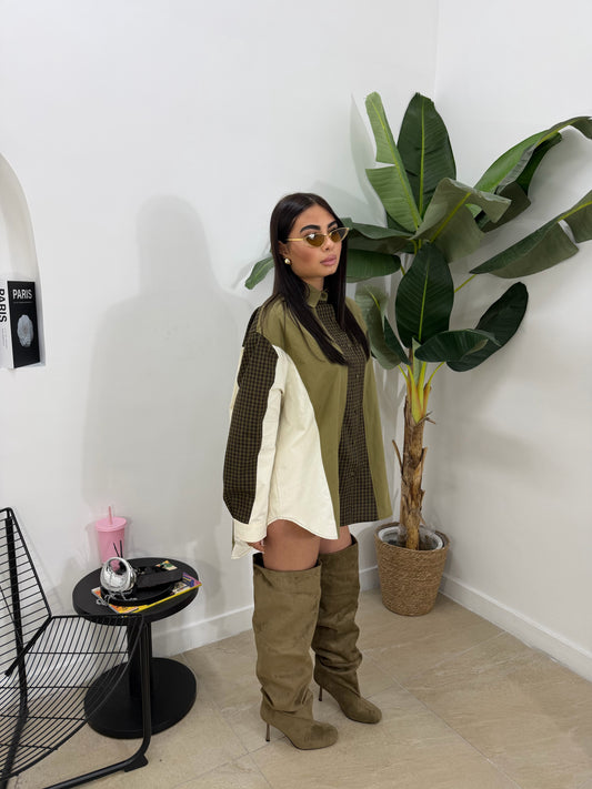 Camicia square -3232