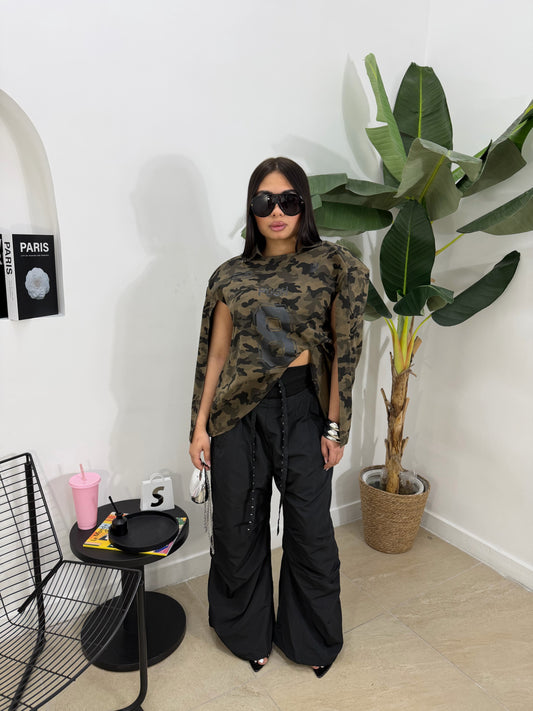 Pantalone bustino nero -10311