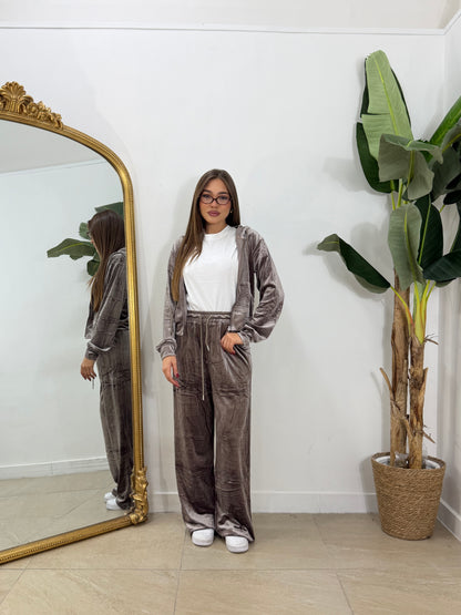 COORDIANTO tuta in ciniglia