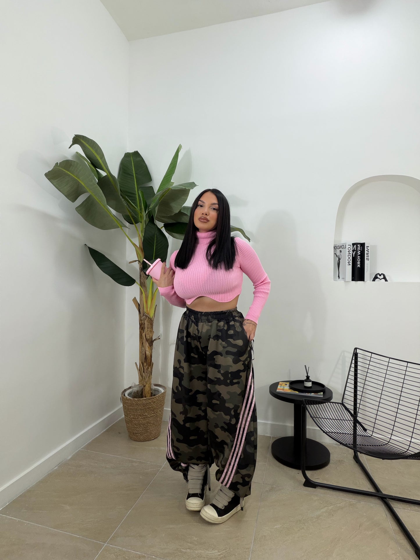 Pantalone kora animalier