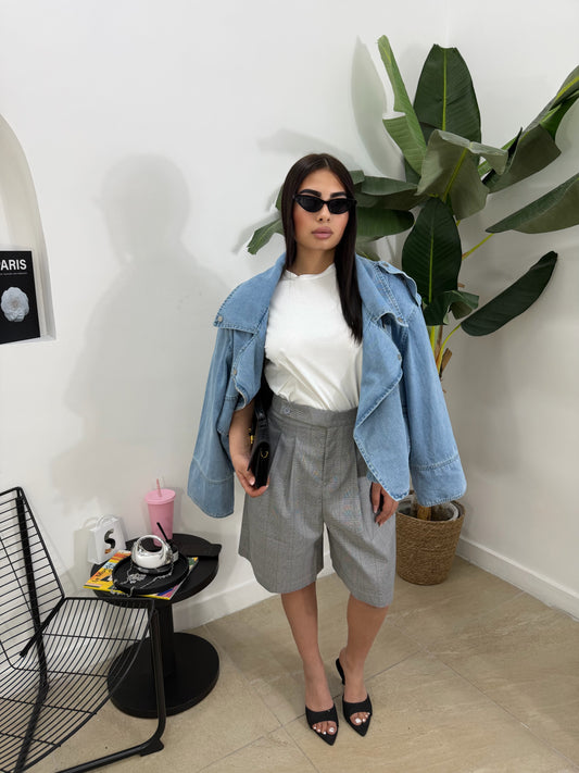 Bermuda quadri Grey -15105