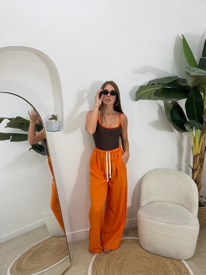 Jogger aganas arancio  -5986
