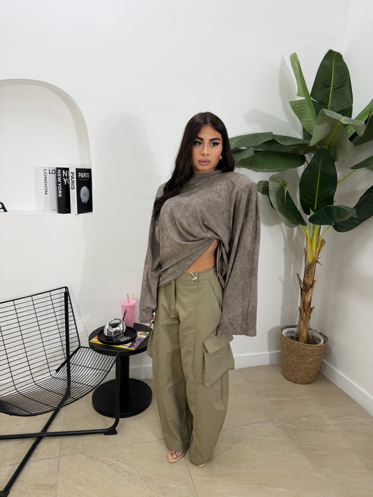 Pantalone tasconi fango -6888