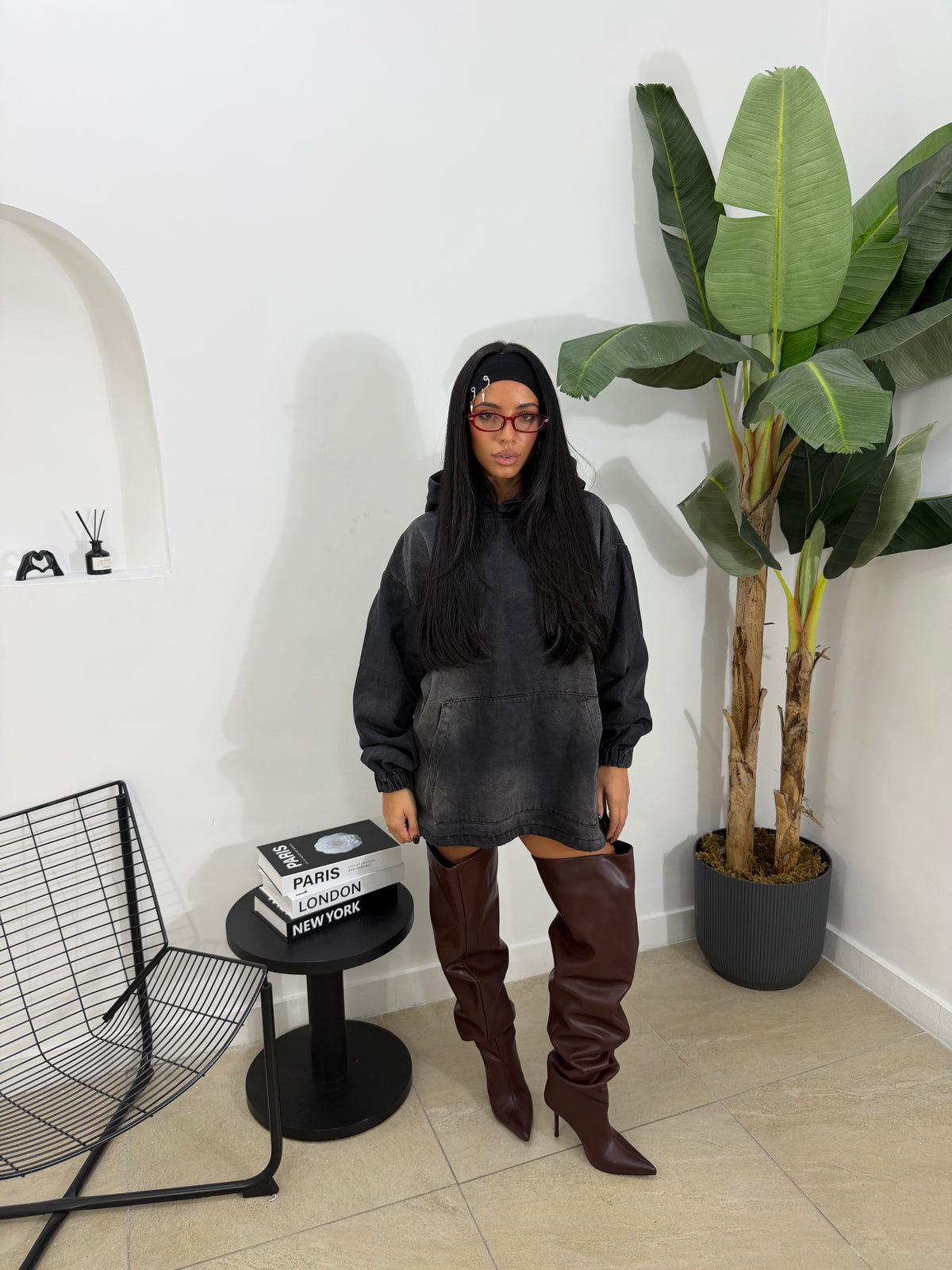 Maxi felpa denim - 010