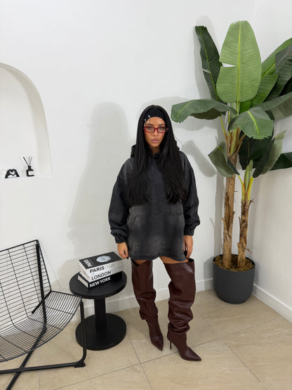 Maxi felpa denim - 010