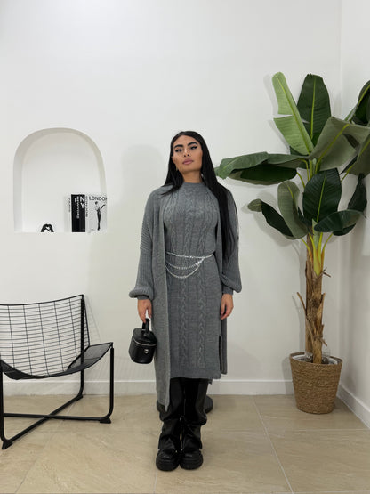 Coordinato TRECCIA in lana