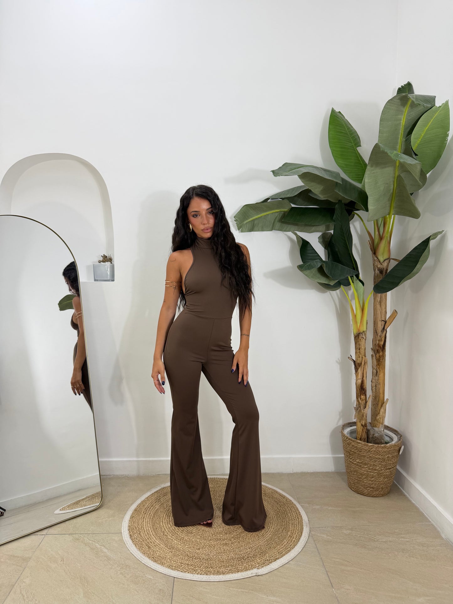 Jumpsuit Kim marrone  -19346